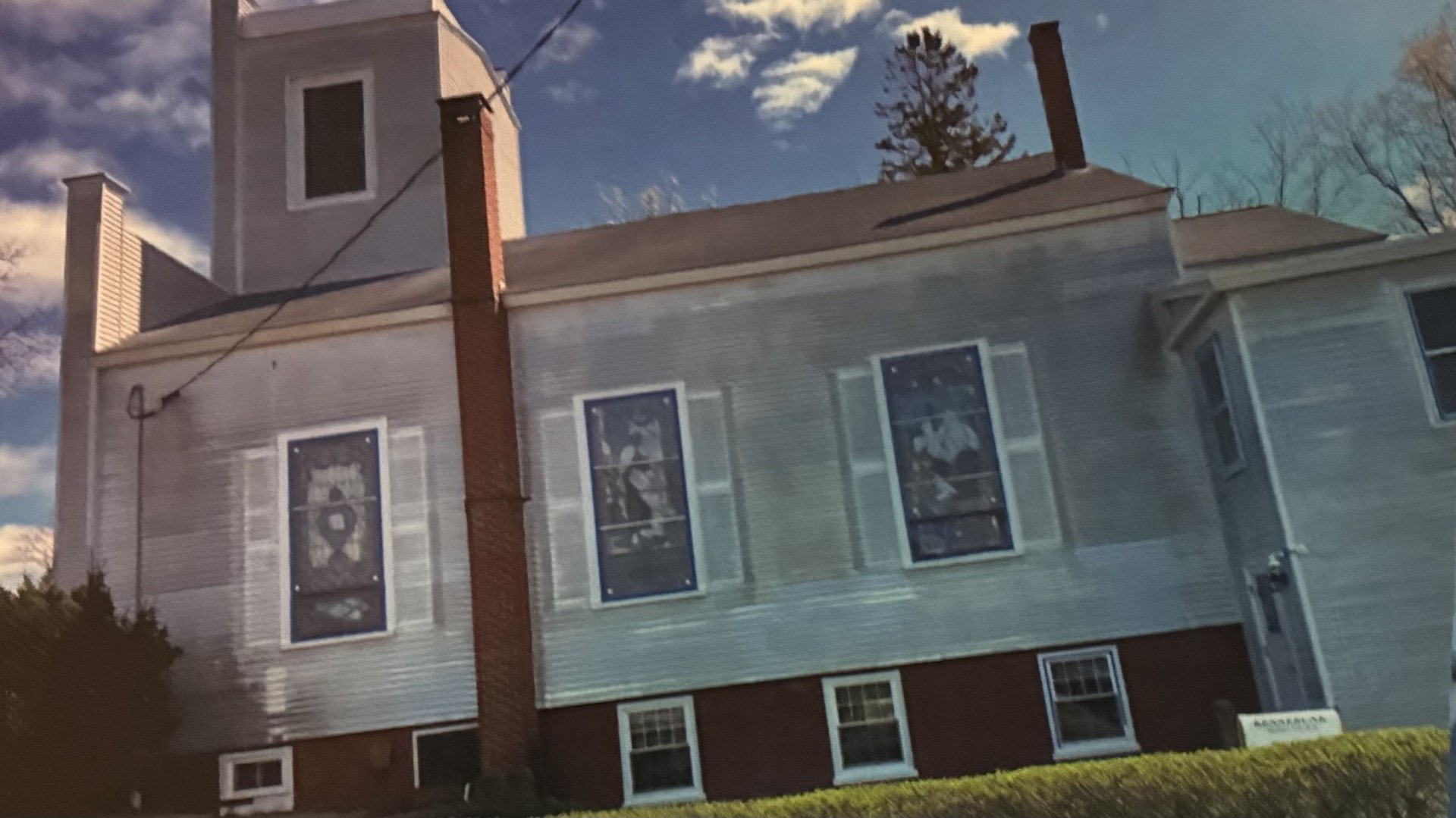 Church side view before restoration